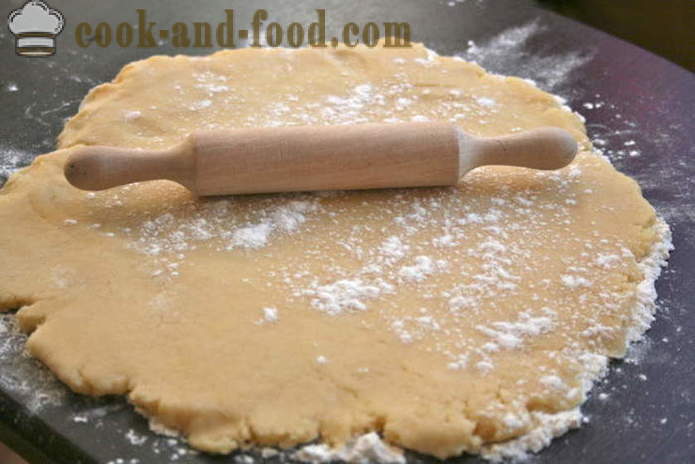 Outdoor-test taart met krenten - hoe je een zand taart van gehakt-test te maken, stap voor stap recept foto's
