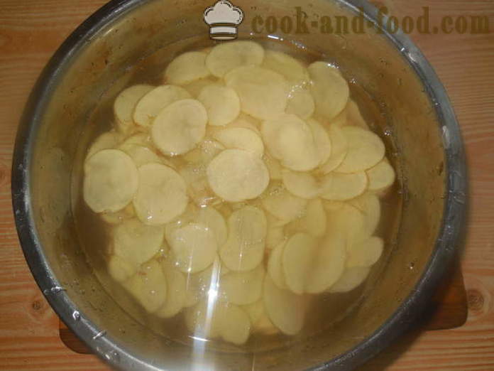Chips van aardappelen in een pan - hoe chips te maken van het huis, stap voor stap recept foto's