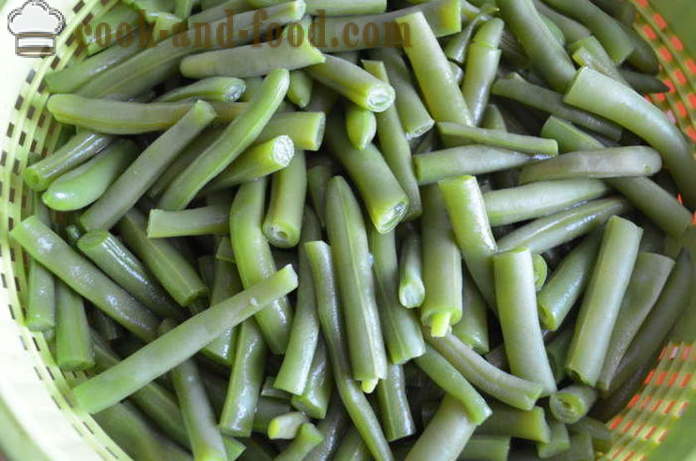 Heerlijke groene bonen - hoe groene bonen, een stap voor stap recept foto's te koken