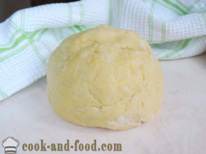 Homemade zandkoekdeeg - hoe snel bereiden shortbread deeg, een stap voor stap recept foto's