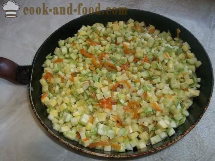 Kaviaar van courgettes - hoe heerlijk courgette kaviaar, een stap voor stap recept foto's te koken