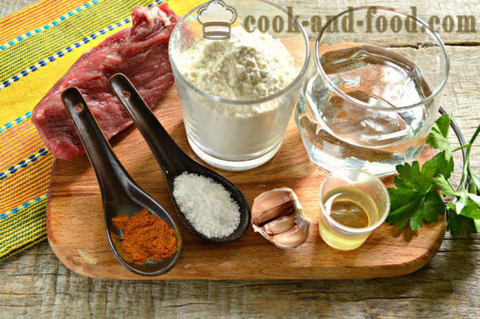 Haltama soep of knoedels met lamsvlees en bouillon - als kok heerlijke schapenvlees soep, een stap voor stap recept foto's