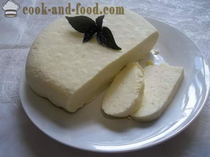 Kaas kaas uit de melk thuis - hoe om kaas te maken thuis, stap voor stap recept foto's