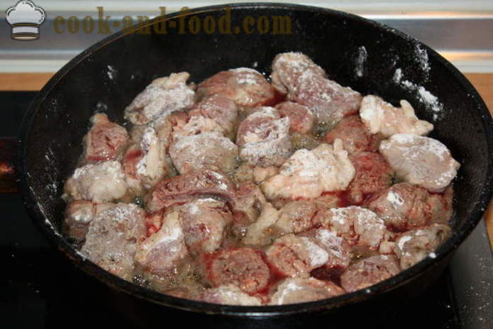 Lam stoofpot met uien, wortelen en knoflook - hoe je een heerlijke stoofpot van lamsvlees, een stap voor stap recept foto's te koken