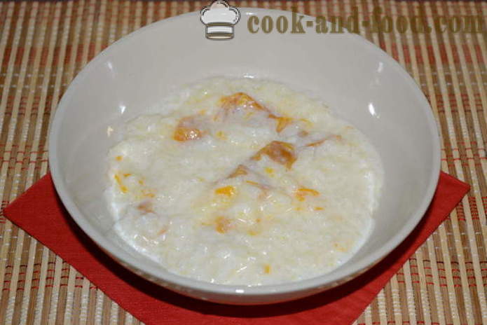 Heerlijke rijstepap met melk in multivarka - hoe rijst melk pap, een stap voor stap recept foto's te brouwen