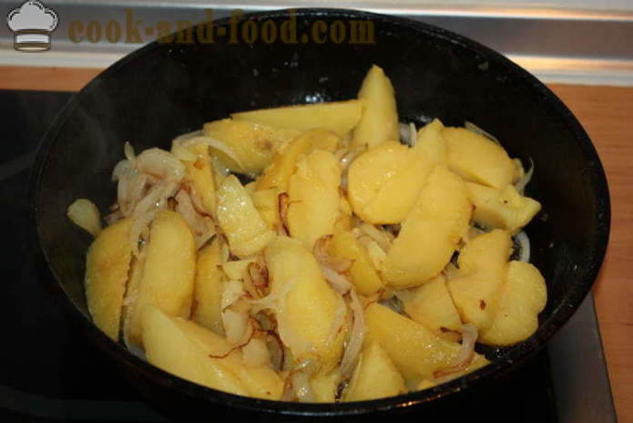 Lamskoteletten in de oven met aardappelen en uien - hoe om te koken van een heerlijke lamskoteletten, een stap voor stap recept foto's