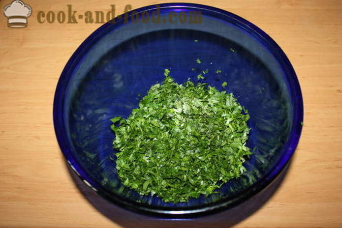 Tabula salade met couscous - hoe je een salade tabouleh, een stap voor stap recept foto's voor te bereiden