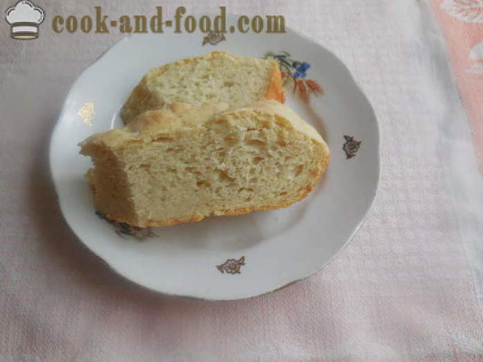 Zelfgebakken brood met aardappelpuree - hoe aardappelbrood koken thuis, stap voor stap recept foto's