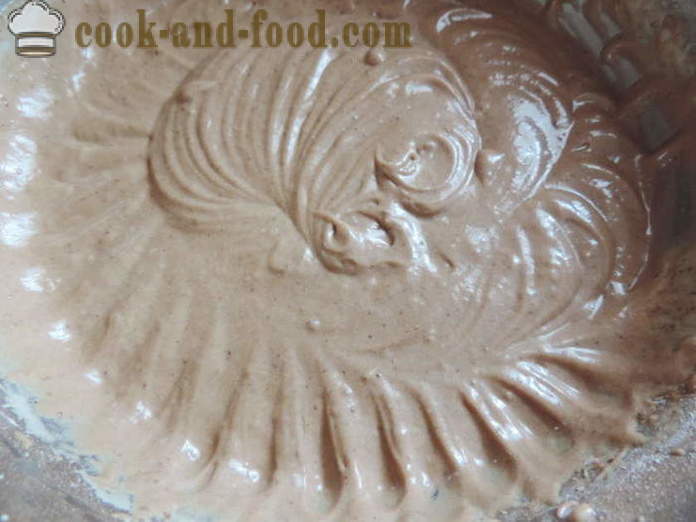 Zelfgemaakte chocolade knapperige wafels - hoe wafels in een wafelijzer, een stap voor stap recept foto's