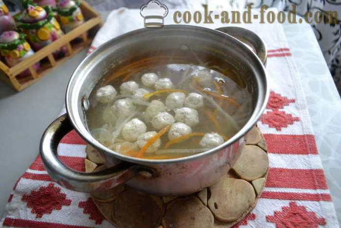 Koreaanse soep met noedels en gehaktballen - hoe Koreaanse soep recept met foto's poshagovіy koken