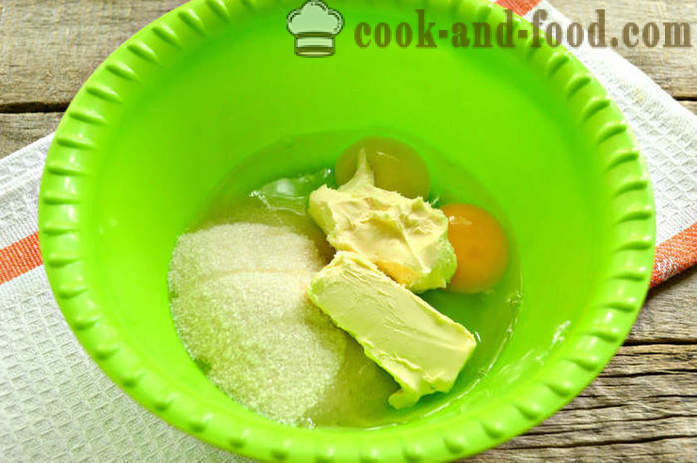 Lemon pie op griesmeel en yoghurt in de vorm van de cake - hoe kefir manna, een stap voor stap recept foto's maken