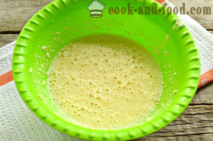 Lemon pie op griesmeel en yoghurt in de vorm van de cake - hoe kefir manna, een stap voor stap recept foto's maken