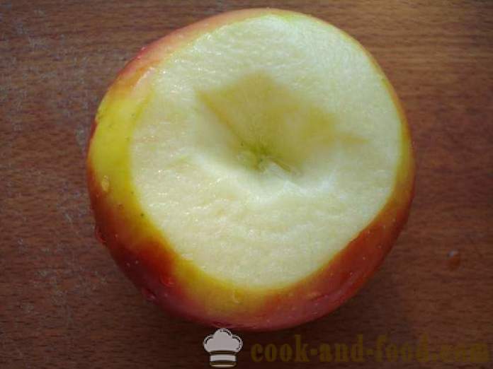 Gebakken appels in de magnetron - hoe de appels koken in een magnetron, een stap voor stap recept foto's