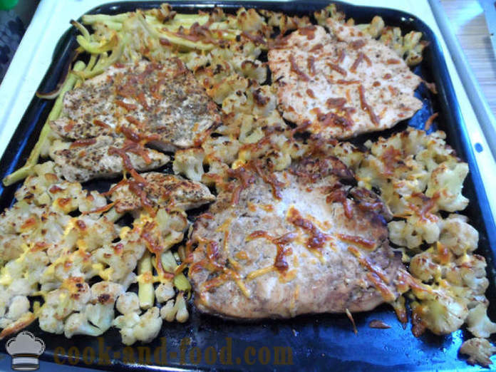 Karbonades kip met kaas in de oven - hoe karbonades koken kip is lekker, met een stap voor stap recept foto's