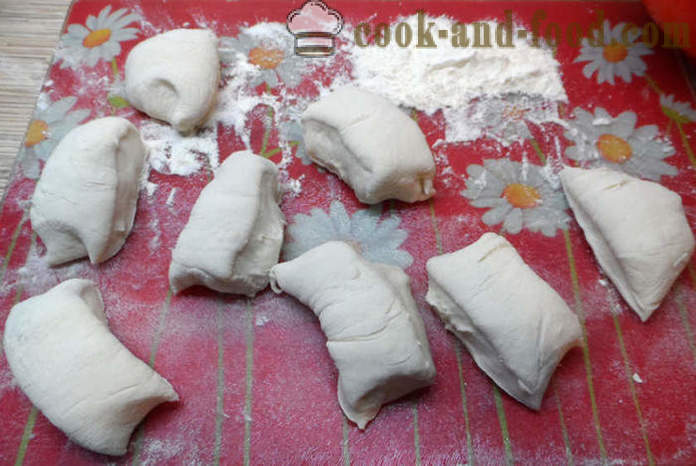 Chinese rookwolkcakes met vlees en uien - hoe Chinese cake koken, stap voor stap recept foto's