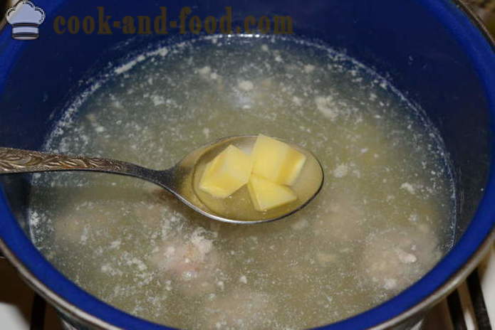 Aardappelsoep met bevroren gehaktballen en gepekelde komkommers - hoe aardappelsoep met balletjes koken, met een stap voor stap recept foto's