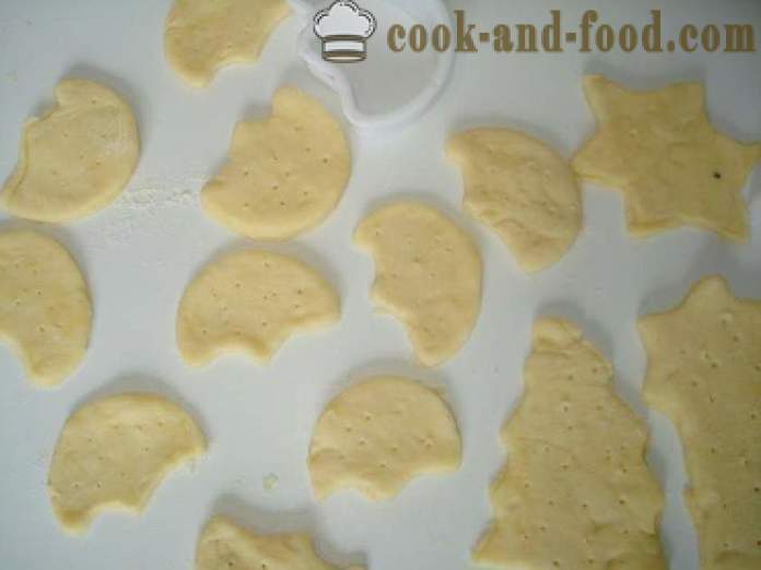 Snelle en smakelijke cookies van schilferig ongezuurde deeg met suiker en pinda's - hoe u cookies van bladerdeeg te maken in de oven, met een stap voor stap recept foto's