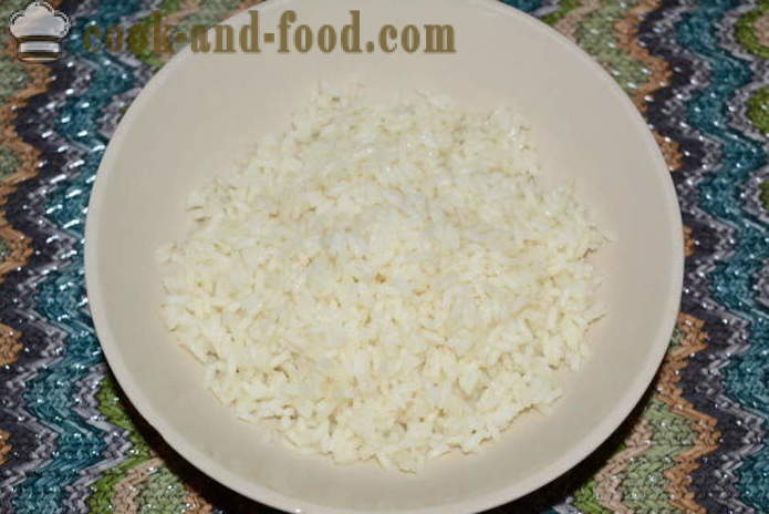 Heerlijke braadpan van de lever met rijst - hoe lever braadpan in de oven, met een stap voor stap recept foto's
