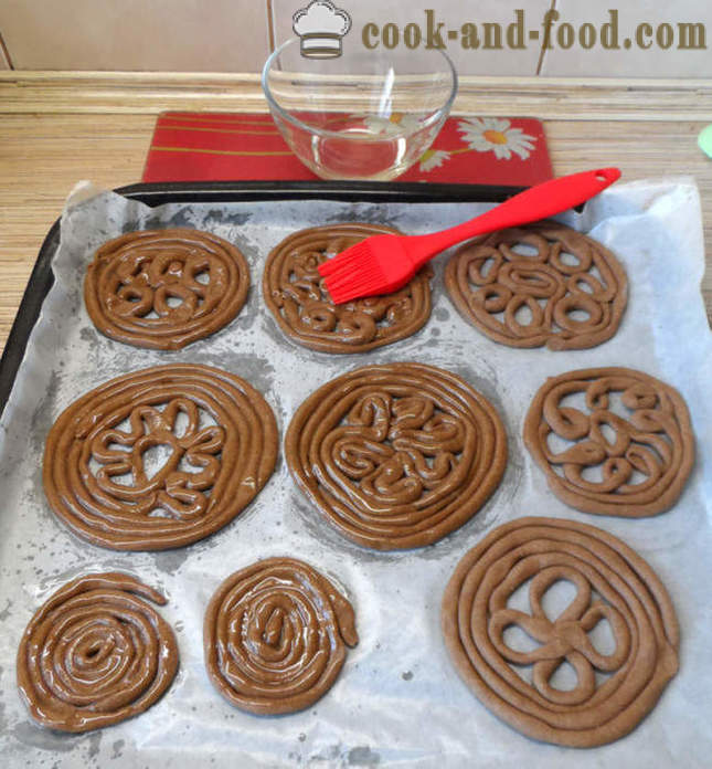 Spring Teterka koekjes in de oven - Teterka hoe om te koken thuis, stap voor stap recept foto's