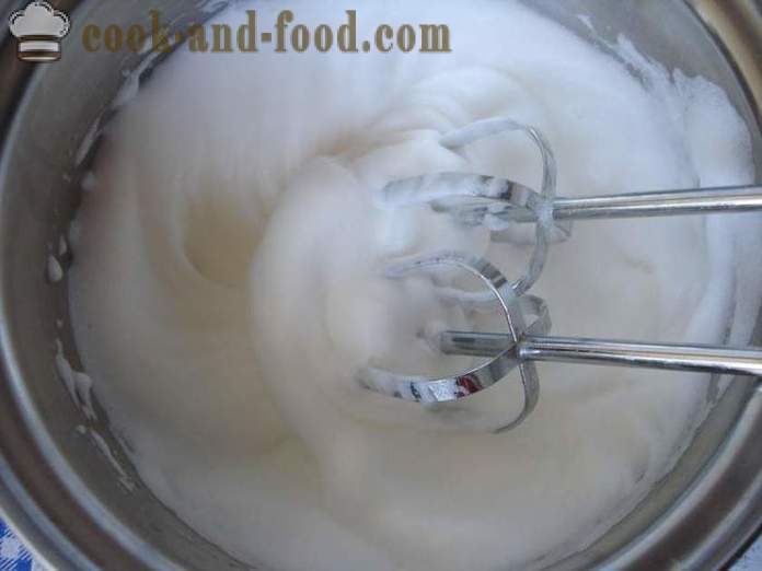 Heerlijke cake of meringue meringue - hoe de meringue in multivarka koken, stap voor stap recept foto's