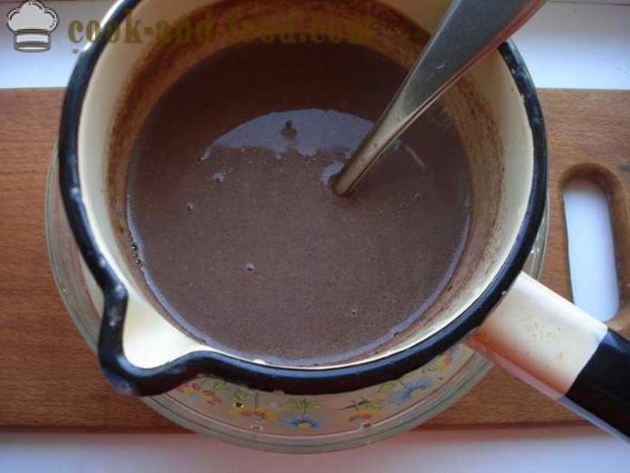 Zelfgemaakt ijs met cacao en zetmeel - hoe chocolade-ijs te maken thuis, stap voor stap recept foto's