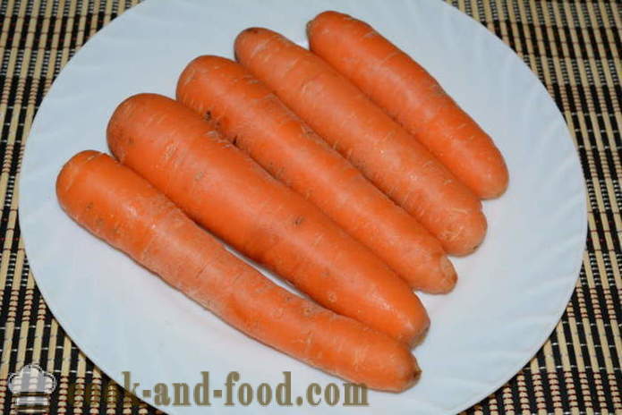 Hoe te wortelsalade en huzarensalade koken - hoe de wortelen koken in een pan, met een stap voor stap recept foto's