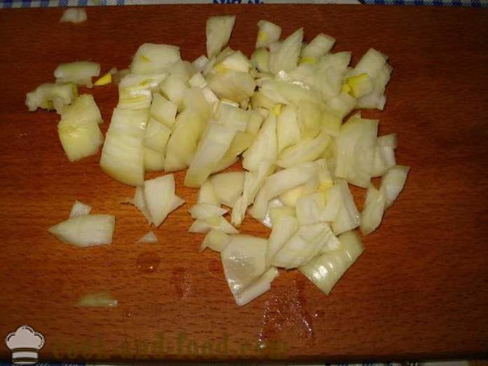 Gebakken aardappelen met uien - hoe gebakken aardappelen met uien koken in een pan, een stap voor stap recept foto's