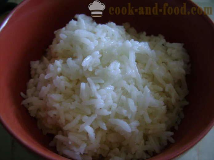 Delicious kruimelig rijst garnituur - hoe scherpe rijst garnituur in het Chinees, een stap voor stap recept foto's te koken