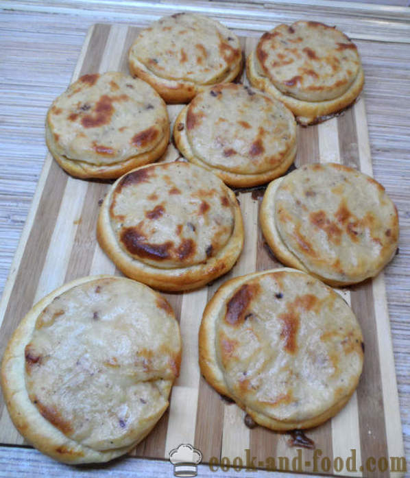 Shangi heerlijke aardappelen uit gistdeeg - Shangi hoe om te koken met aardappelen in de oven, met een stap voor stap recept foto's