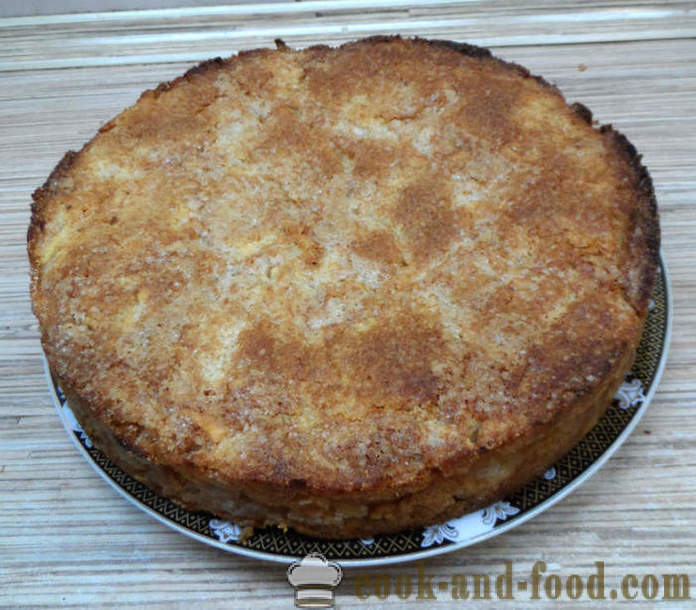 Makkelijkste appeltaart - hoe je een appeltaart te maken in de oven, met een stap voor stap recept foto's