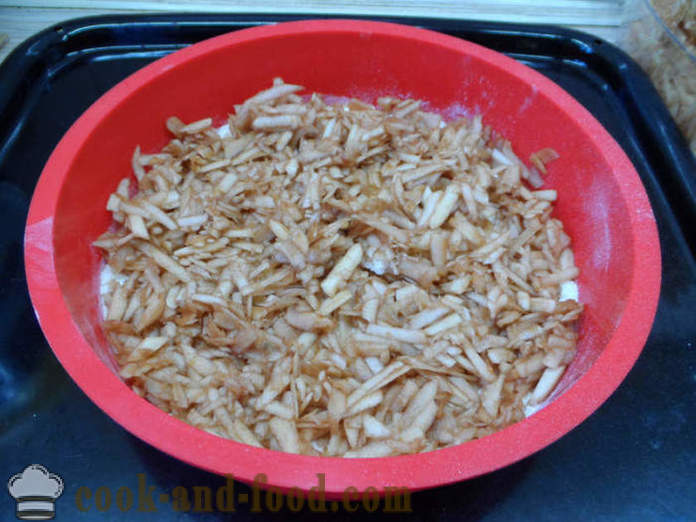 Makkelijkste appeltaart - hoe je een appeltaart te maken in de oven, met een stap voor stap recept foto's