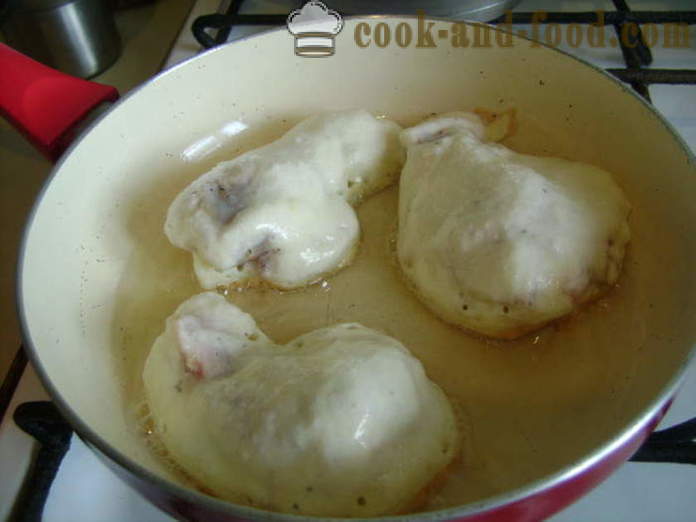 Kippenvleugeltjes in beslag in de pan - hoe kippenvleugels koken in beslag, met een stap voor stap recept foto's