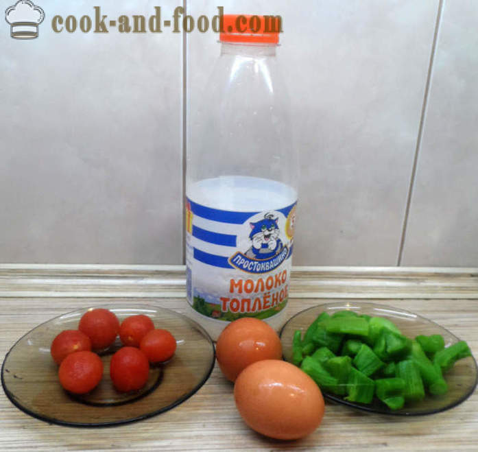 Steam omelet in multivarka met melk en groenten - hoe roerei te koken voor een paar, met een stap voor stap recept foto's