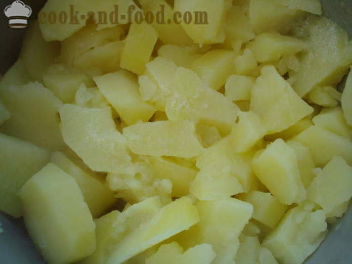Vulling voor dumplings met aardappelen - hoe te maken vulling voor knoedels en aardappelen, met een stap voor stap recept foto's