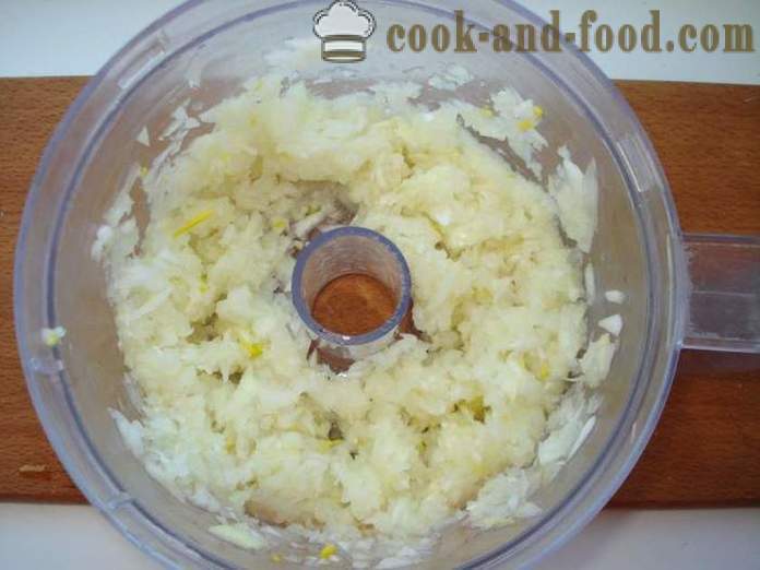 Tasty ui kaviaar - hoe u de eieren te koken met een boog, een stap voor stap recept foto's
