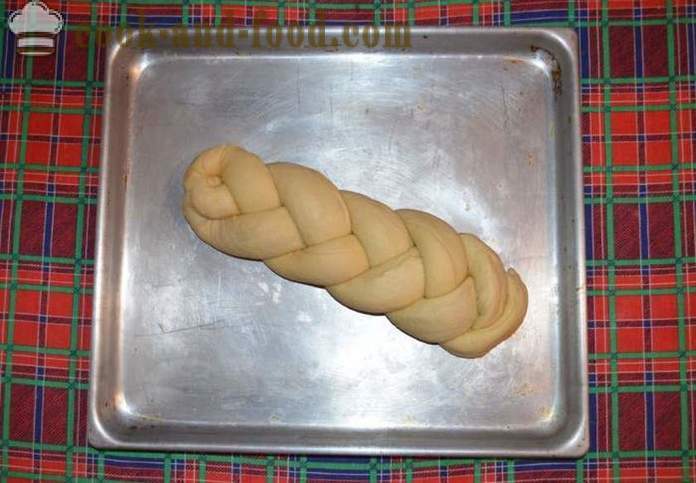Zoete broodjes - pigtail met jam, hoe je muffins thuis, stap voor stap recept foto's maken