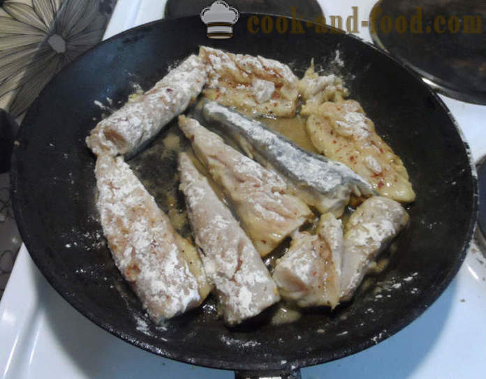Makreel gebakken in teriyaki saus in een pan - hoe je heerlijke gebakken makreel, stap voor stap recept foto's te koken