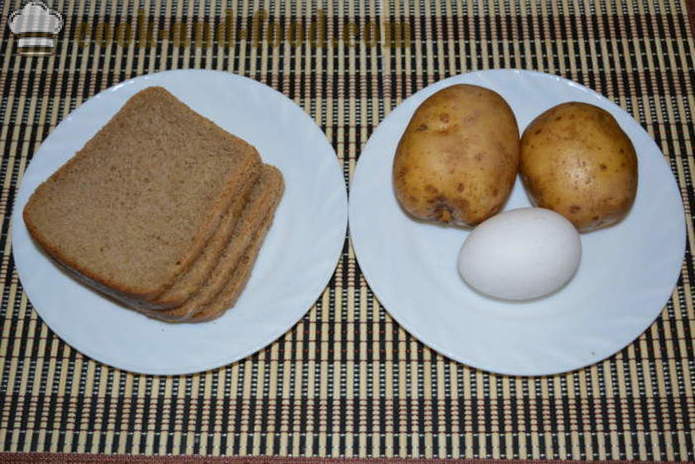 Warme broodjes met geraspte rauwe aardappelen - hoe warme broodjes te maken in de pan, een stap voor stap recept foto's