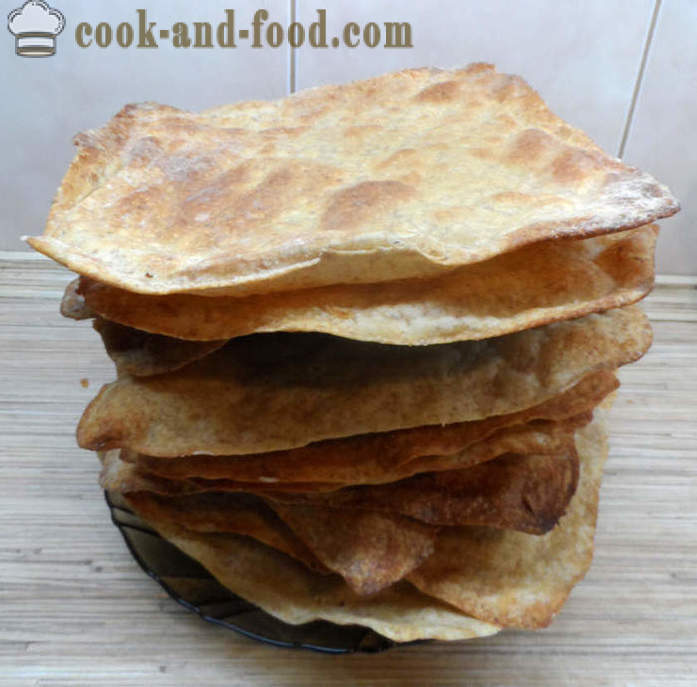 Chapati - Indian cakes - hoe chapati thuis, stap voor stap recept foto's maken