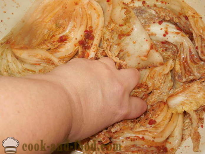 Chinese kool kimchi in het Koreaans - hoe kimchi thuis, stap voor stap recept foto's maken