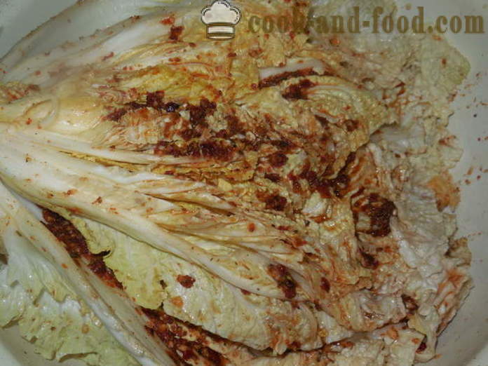 Chinese kool kimchi in het Koreaans - hoe kimchi thuis, stap voor stap recept foto's maken