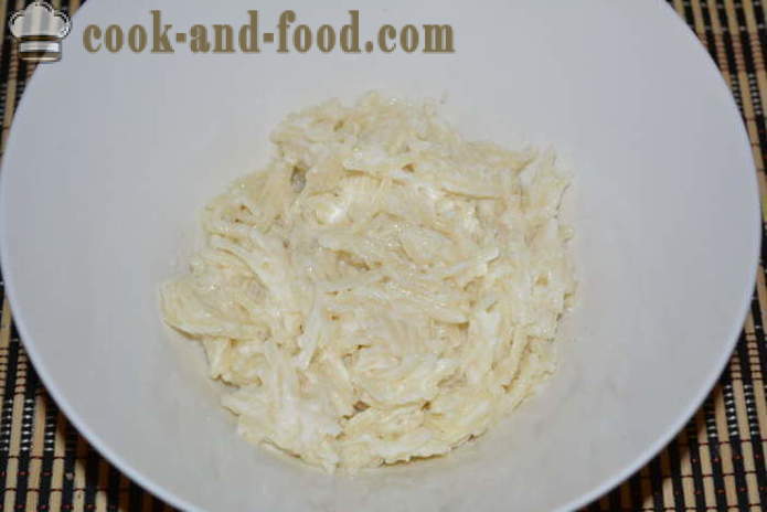 Quick beignets noodles borst - hoe pannenkoeken noedels, stap voor stap recept foto's te koken