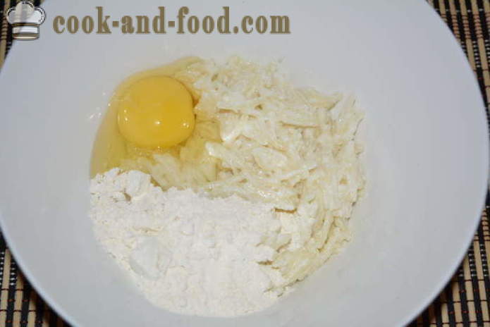 Quick beignets noodles borst - hoe pannenkoeken noedels, stap voor stap recept foto's te koken