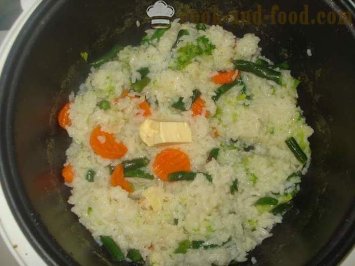 Rijst met groenten in multivarka - hoe om te koken van rijst met groenten in multivarka, stap voor stap recept foto's