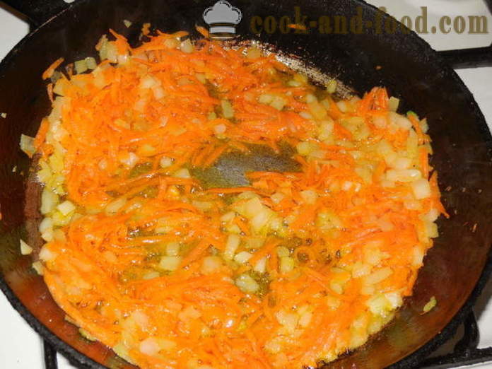 Gebakken Turkije dij roll met champignons - hoe je een kalkoen roulade koken in de oven, met een stap voor stap recept foto's