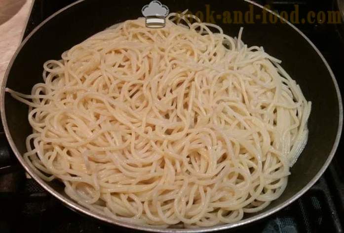 Hoe maak je spaghetti koken in de pan - een stap voor stap recept foto's