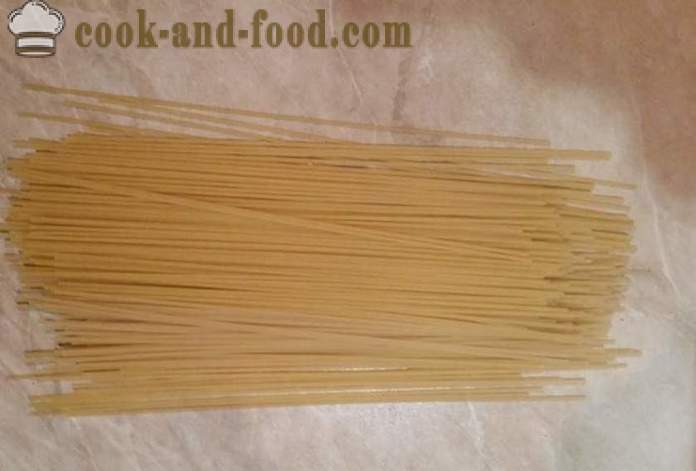 Hoe maak je spaghetti koken in de pan - een stap voor stap recept foto's