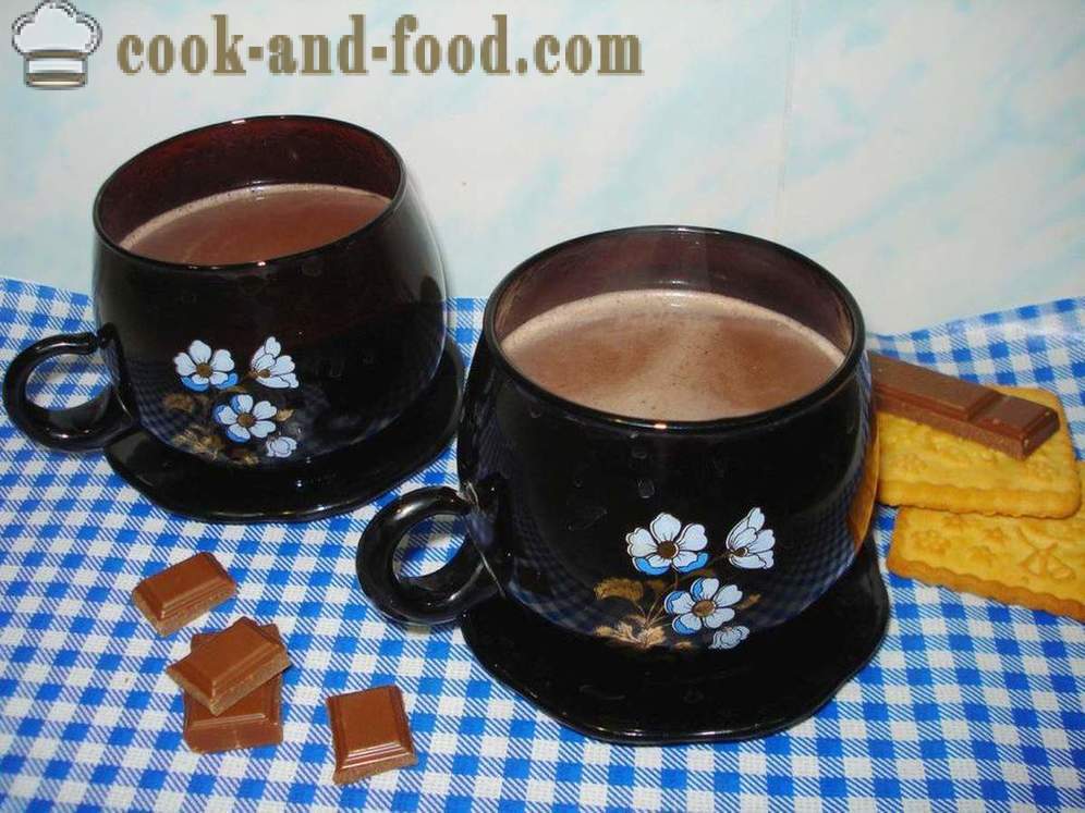 Zelfgemaakte cacao met melk - hoe om te koken het cacaopoeder met melk, een stap voor stap recept foto's