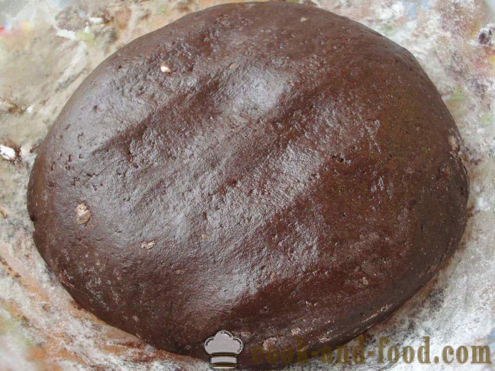 Zelfgemaakte chocolade chip cookies met cacao snel en eenvoudig - hoe chocolate chip cookies thuis, stap voor stap recept foto's te koken