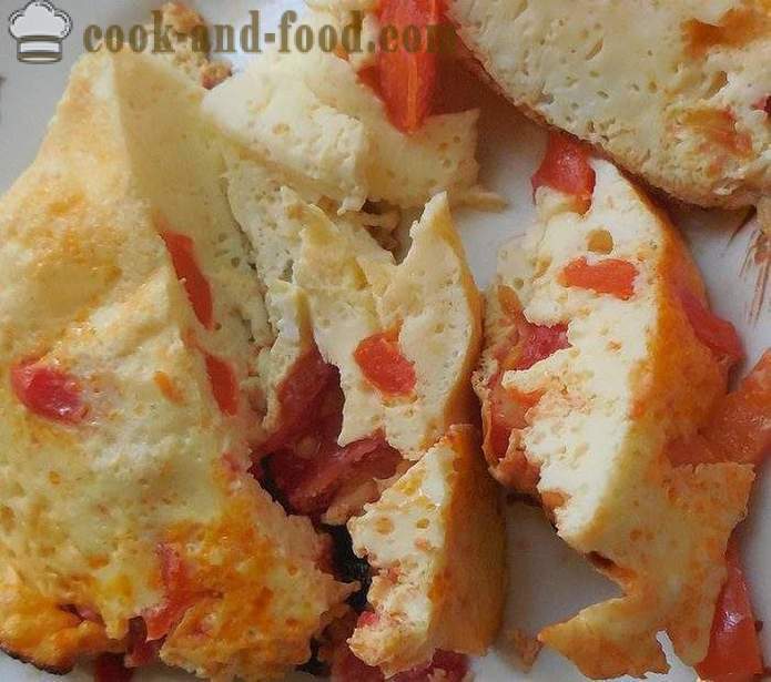 Omelet met tomaten in multivarka - hoe je een omelet in multivarka, stap voor stap recept foto's te koken